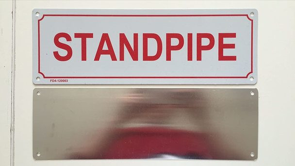 Standpipe Sign