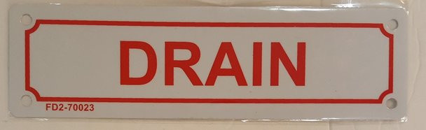 SIGNS DRAIN SIGN ( ALUMINIUM