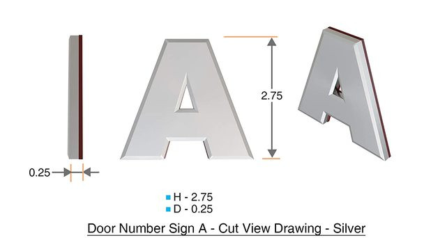 APARTMENT NUMBER SIGNS