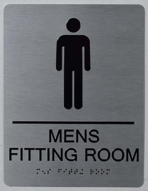 SIGNS Men'S Fitting Room Sign