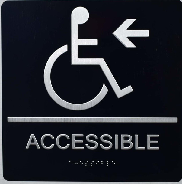 SIGNS ACCESSIBLE Left Braille SIGN