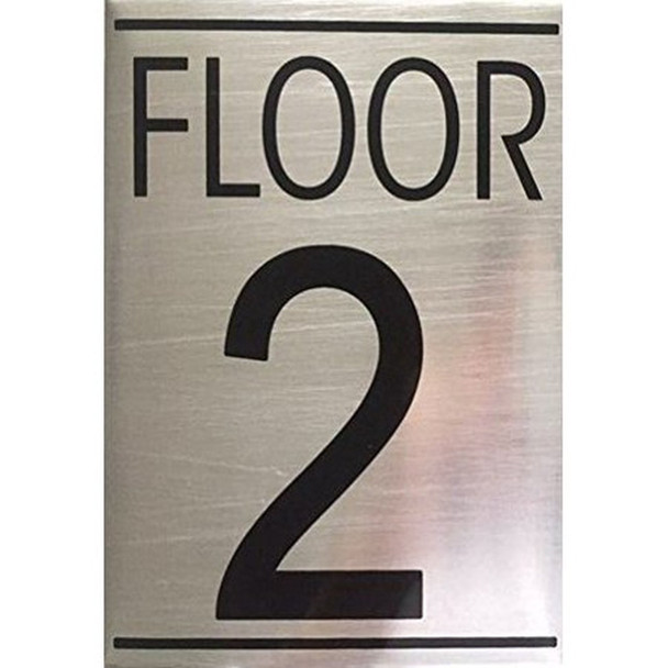 SIGNS Floor number Sign Set