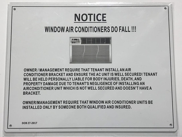 SIGNS Window AIR CONDITIONERS Sign