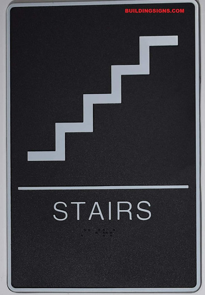 SIGNS ADA Braille Stair Sign