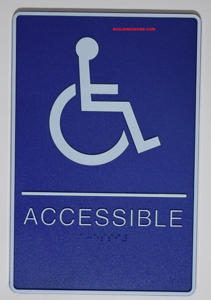 SIGNS ADA-Wheelchair Accessible Restroom Sign