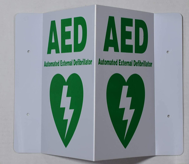 SIGNS AED 3D Projection Sign/AED Hallway Sign