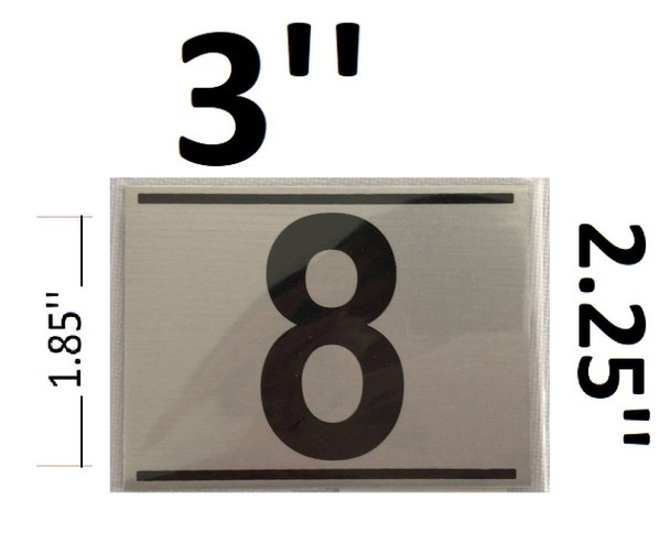 APARTMENT NUMBER EIGHT (8) SIGN