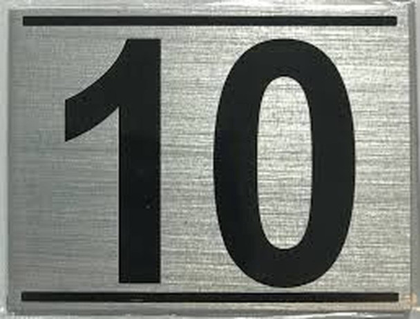 SIGNS APARTMENT NUMBER TEN (10) SIGN -