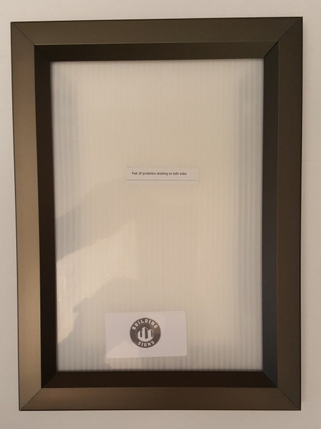 Elevator Inspection Certificate Frame 6" X