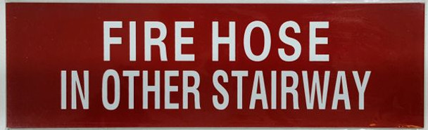 SIGNS Fire Hose in other stairway sign