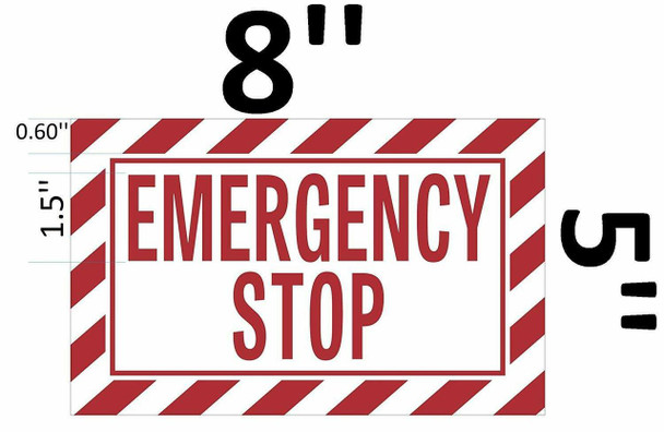 EMERGENCY STOP SIGN
