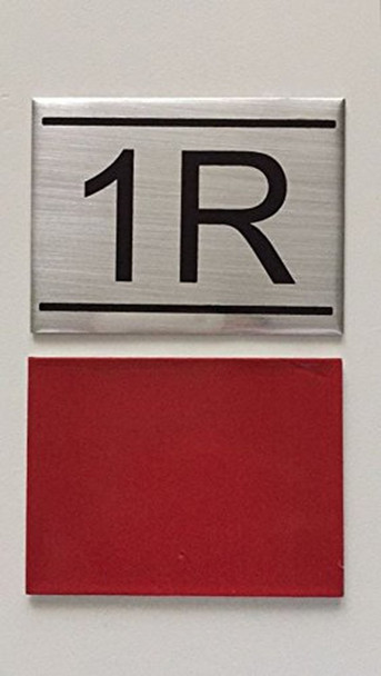 SIGNS APARTMENT NUMBER SIGN -1R