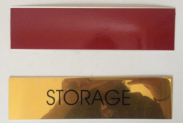 STORAGE SIGNS