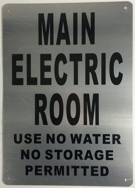 SIGNS Main Electric Room Sign