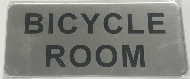SIGNS BICYCLE ROOM SIGN (BRUSH