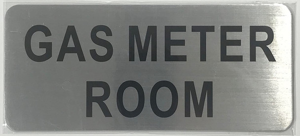 SIGNS GAS METER ROOM SIGN