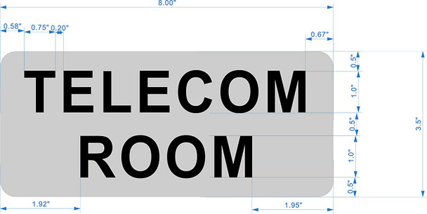 TELECOM ROOM SIGN