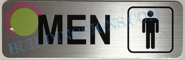 2-Sided Men Restroom Keychain or Key