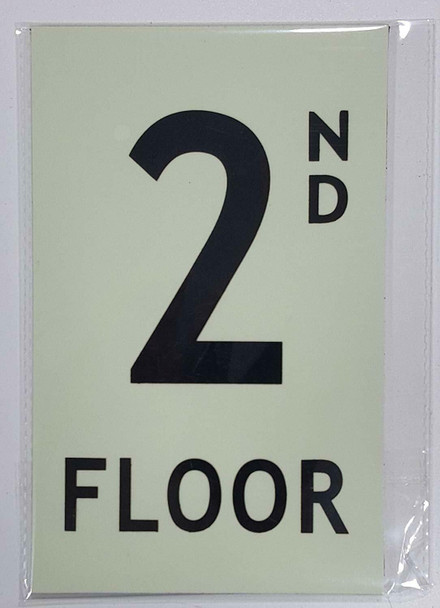 Floor number 2 Sign HEAVY DUTY