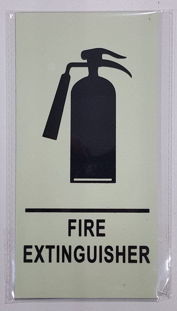 SIGNS FIRE EXTINGUISHER Sign HEAVY DUTY /