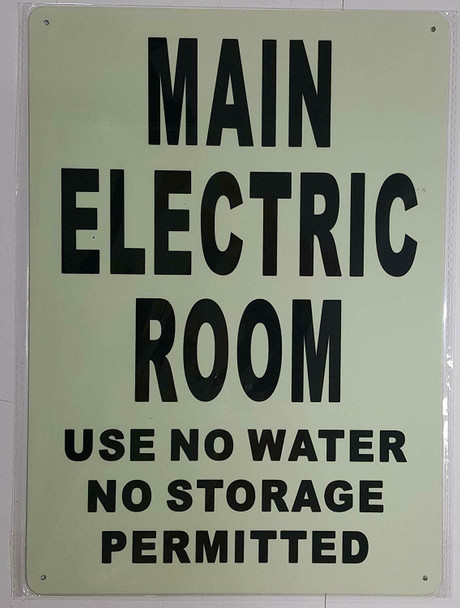 SIGNS MAIN ELECTRIC ROOM SIGN