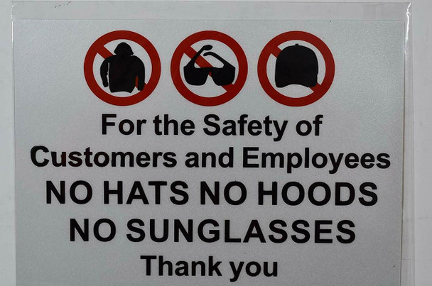 SIGNS For The Safety of customers and