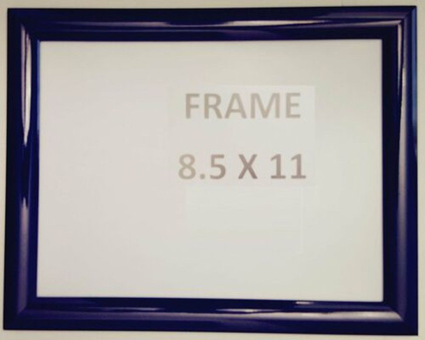 Dark Blue Snap Poster Frame/ Picture