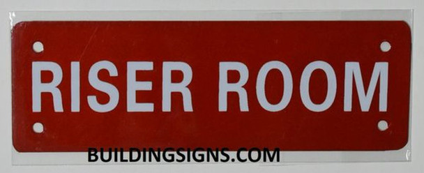 Riser Room Sign (Aluminium Reflective !!!,