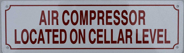 AIR Compressor Located in Cellar Level