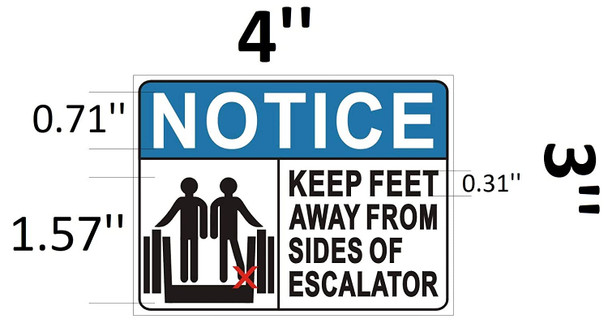 SIGNS Keep Feet Away from