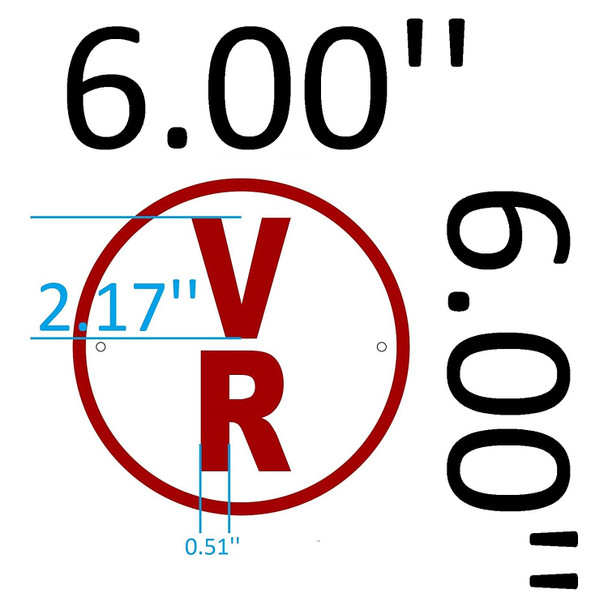 V-R Floor Truss Circular Sign-New York