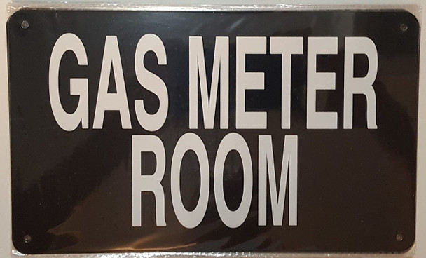 SIGNS GAS METER ROOM SIGN