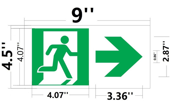 BUILDING MANAGEMENT SIGN-EXIT