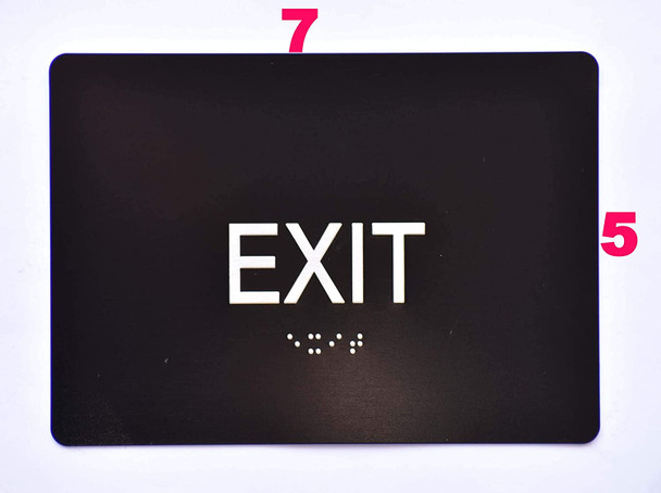 Compliance Sign- EXIT