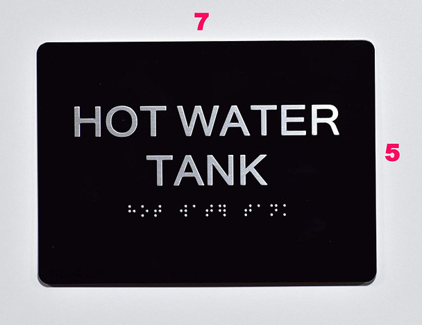 Compliance Sign-HOT Water Tank