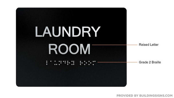 Compliance Sign-Laundry Room