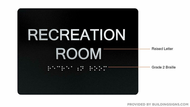 Sign Recreation Room