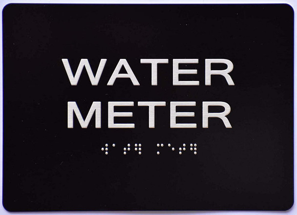 Sign Water Meter