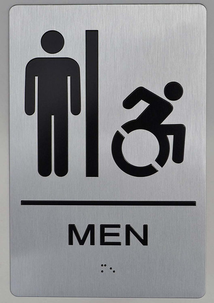ADA MEN ACCESSIBLE RESTROOM SIGN