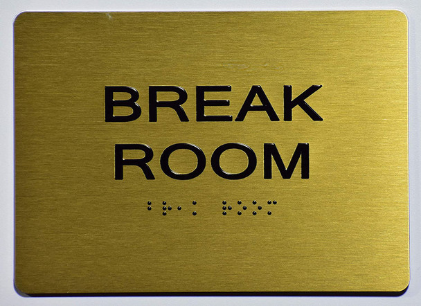 Sign Break Room