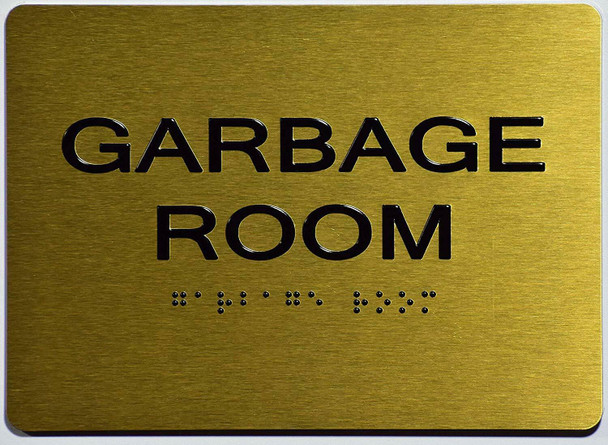 Compliance Sign- Garbage Room