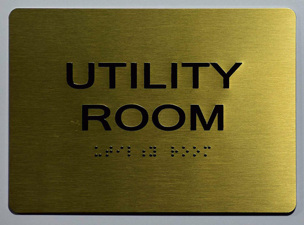 Compliance Sign-Utility Room