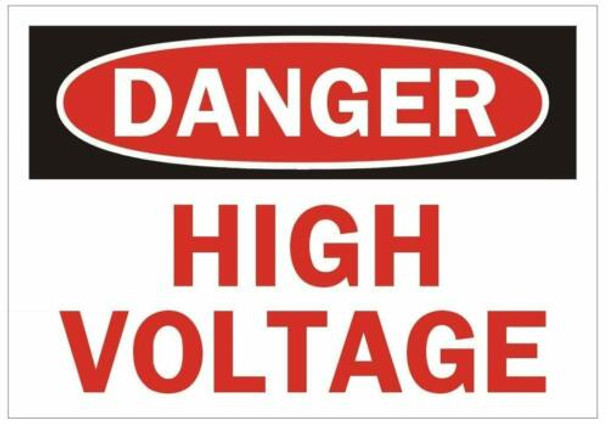 Danger HIGH Voltage Sign