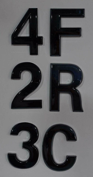 APARTMENT NUMBER SIGNS