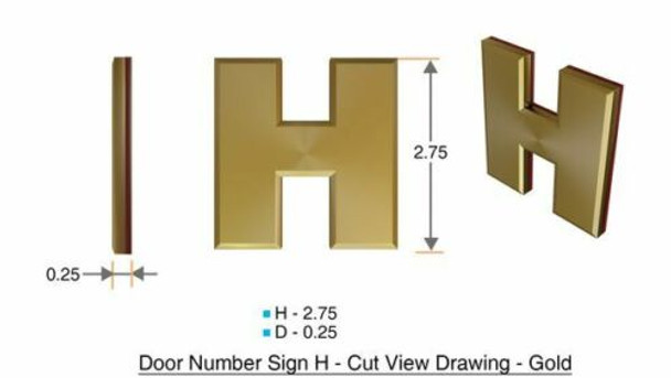 LETTER H SIGN