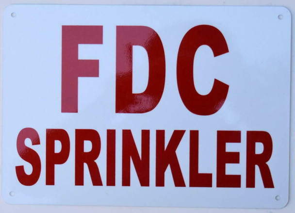 Compliance Sign-FDC Sprinkler