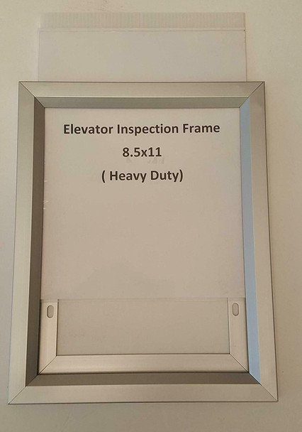 ELEVATOR INSPECTION NOTICE FRAMES