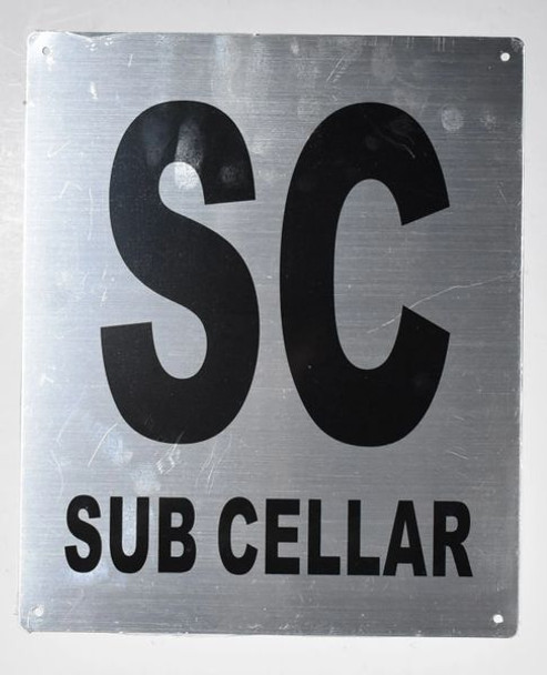 Fire Safety Sign- SUB Cellar