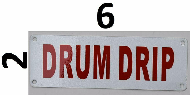 Fire Department Sign- Drum DRIP