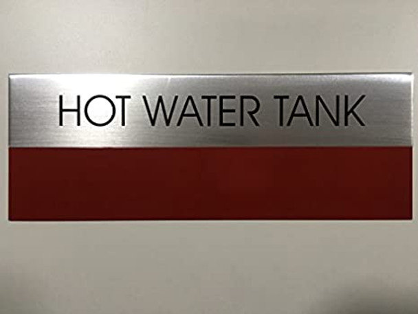 HOT WATER TANK SIGN